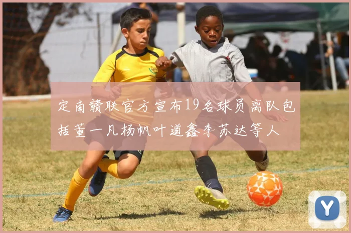 定南赣联官方宣布19名球员离队包括董一凡杨帆叶道鑫李苏达等人